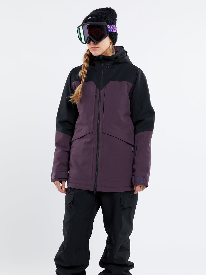 Womens Shelter 3D Stretch Jacket - Blackberry (2023)