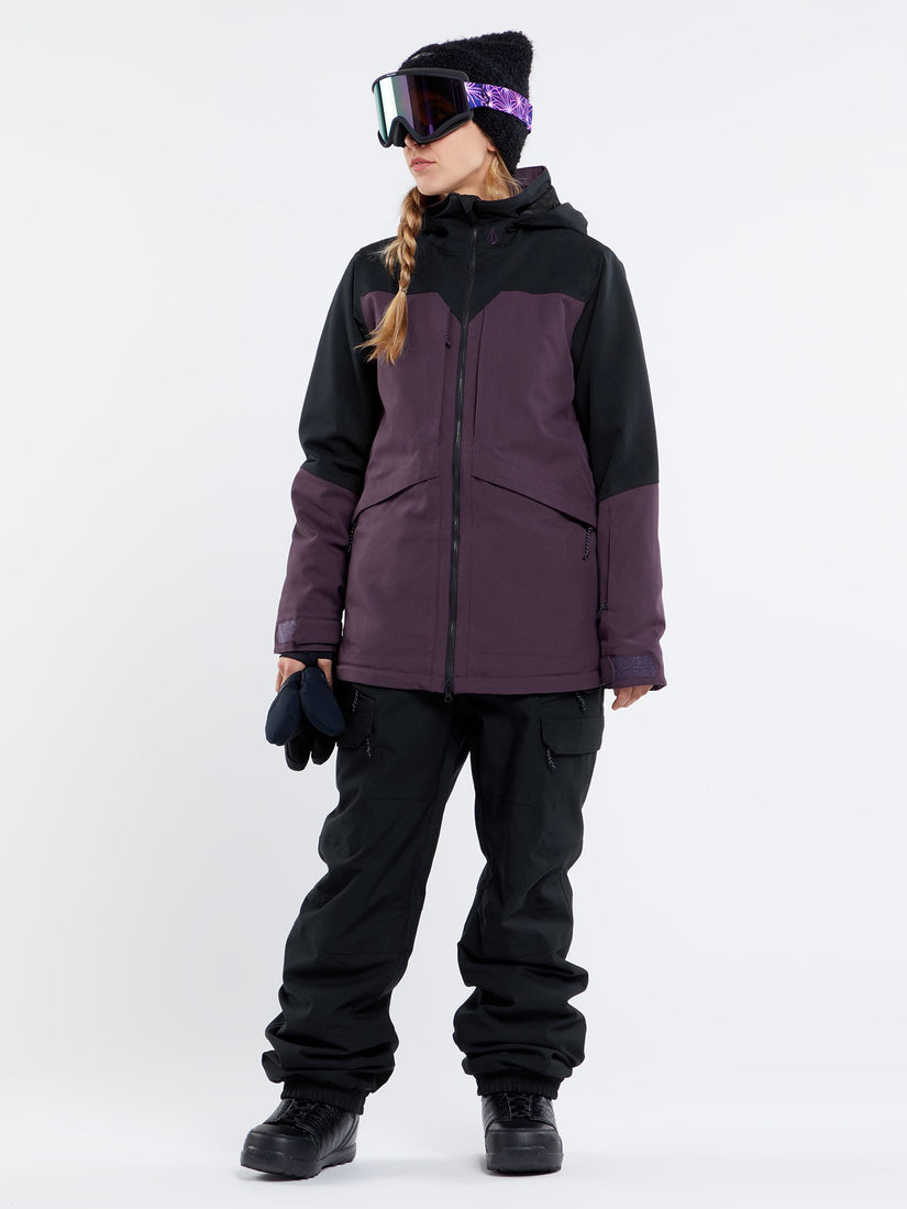 Womens Shelter 3D Stretch Jacket - Blackberry (2023)