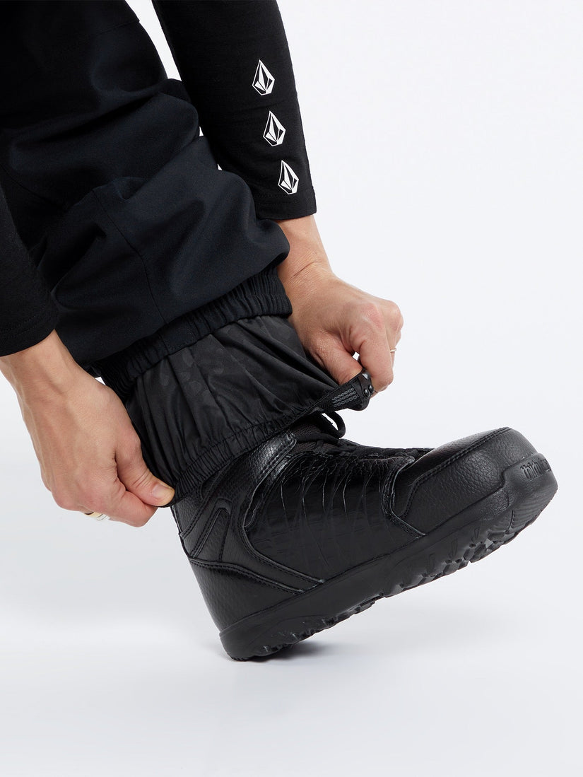 Womens Creston 3Dstretch Bib Overalls - Black (2023)