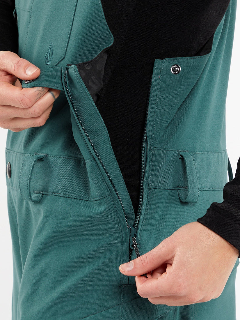 Womens Creston 3Dstretch Bib Overalls - Balsam (2023)