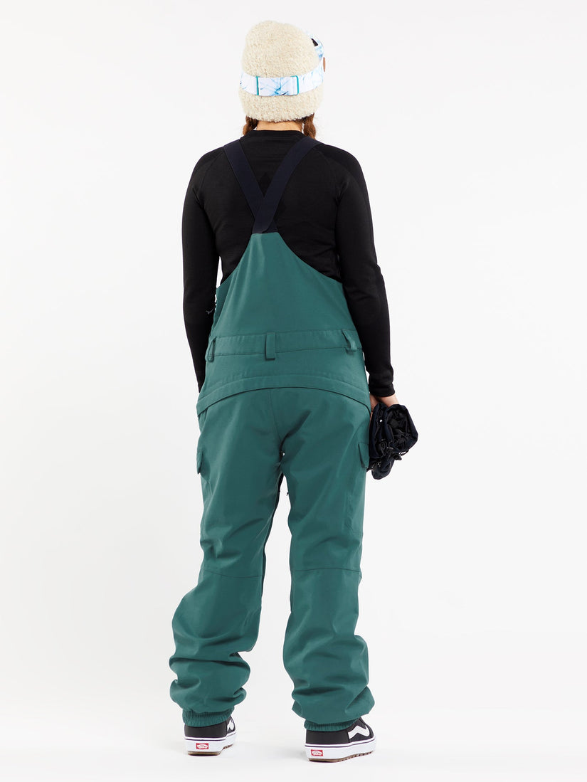 Womens Creston 3Dstretch Bib Overalls - Balsam (2023)