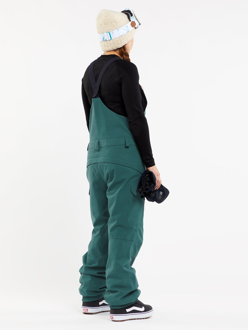 Womens Creston 3Dstretch Bib Overalls - Balsam (2023)