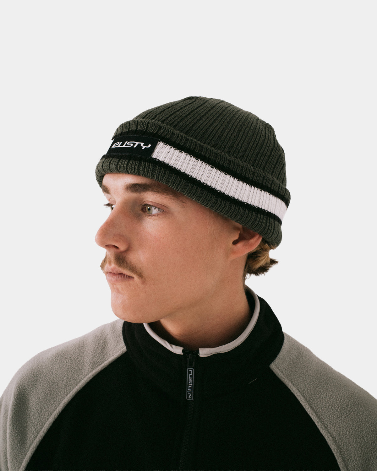 Mens Bones Reversible Beanie
