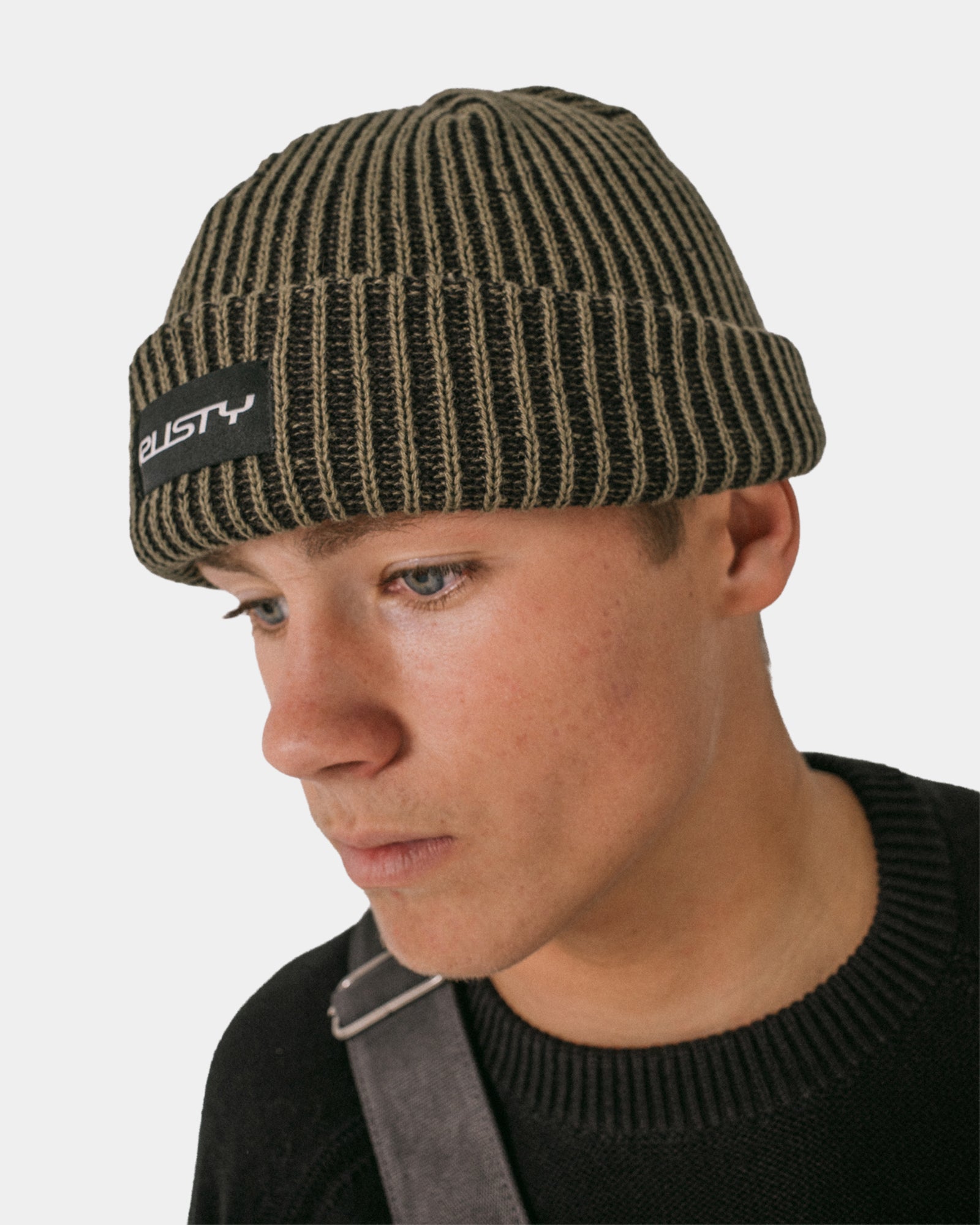 Mens Pixelated Beanie