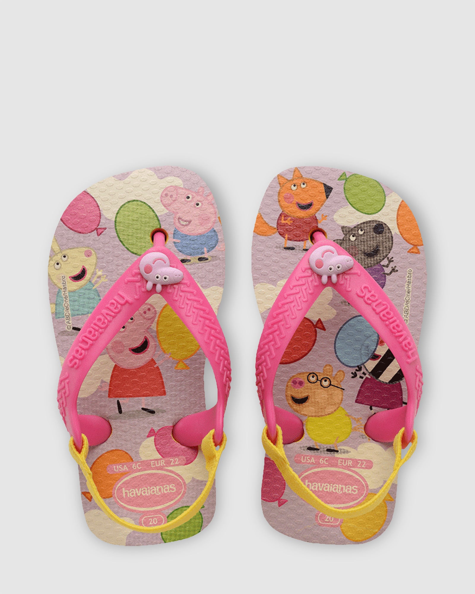 Pepa Pig Thongs CITRUS YELLOW 17/18