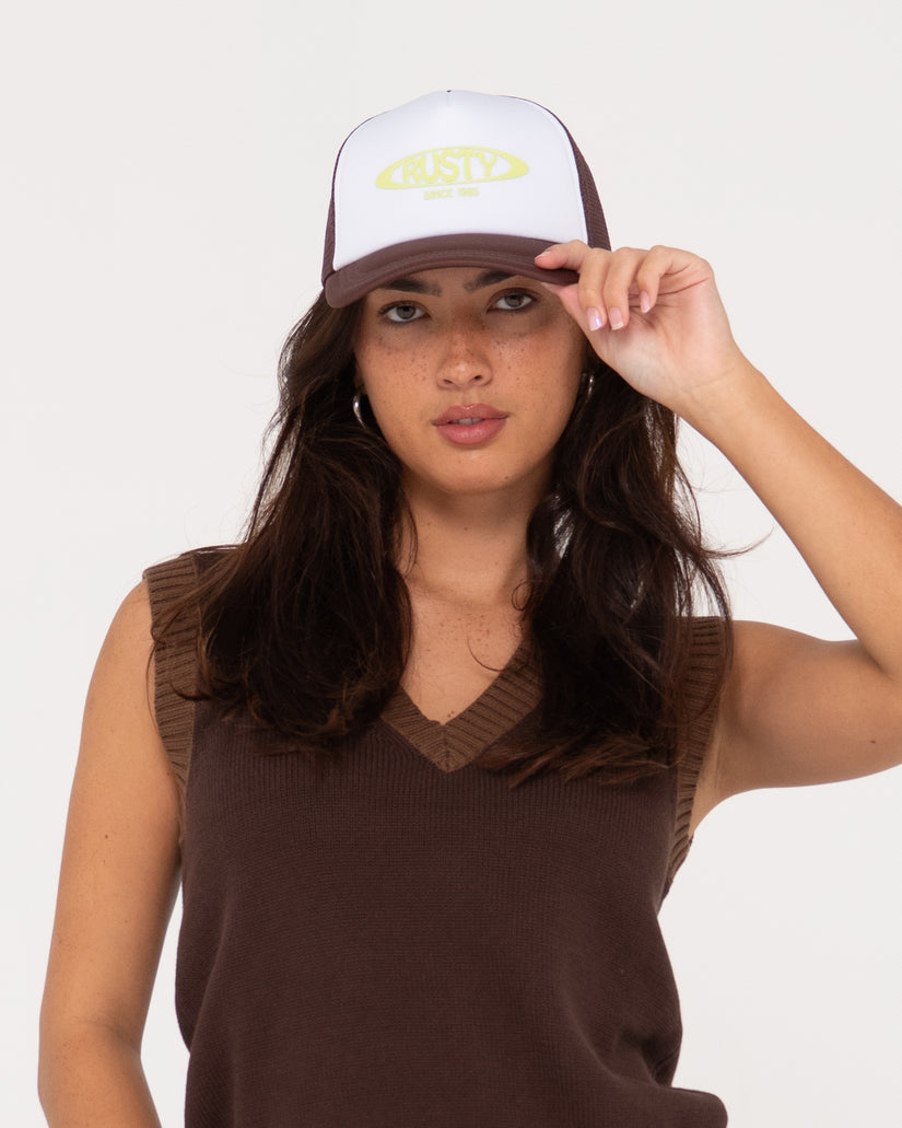 WOMENS BLESS YOU TRUCKER CAP