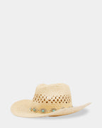 Womens Howdy Cowboy Straw Hat