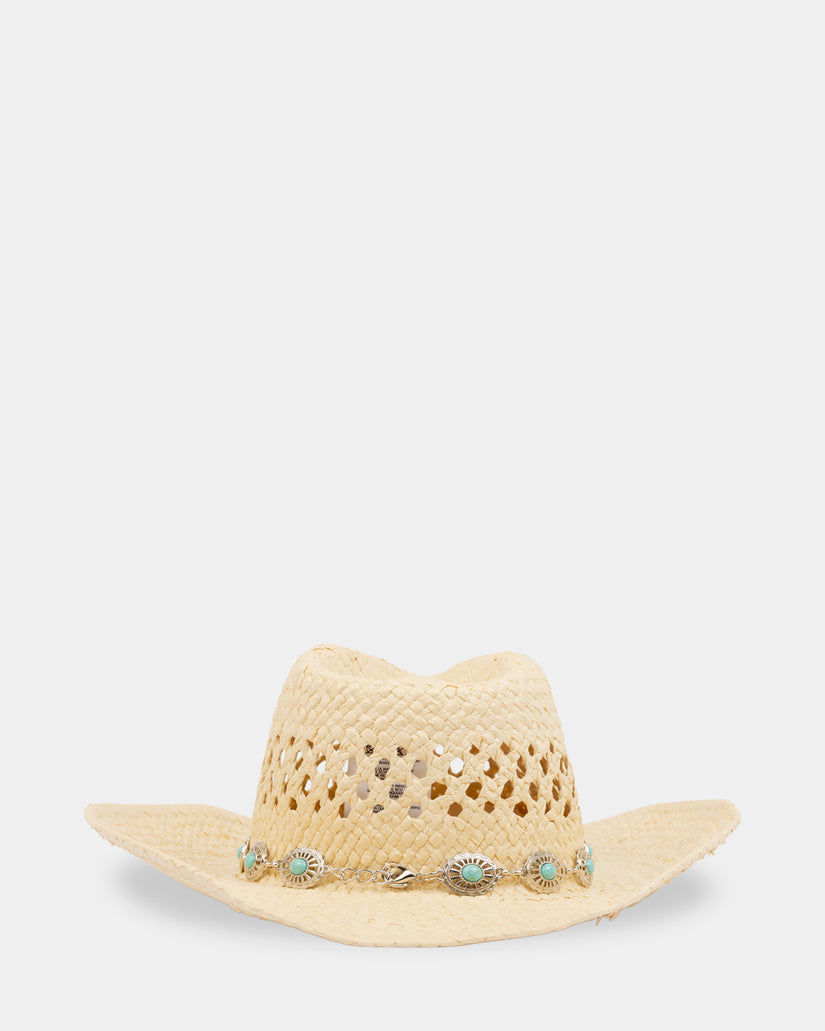 Womens Howdy Cowboy Straw Hat