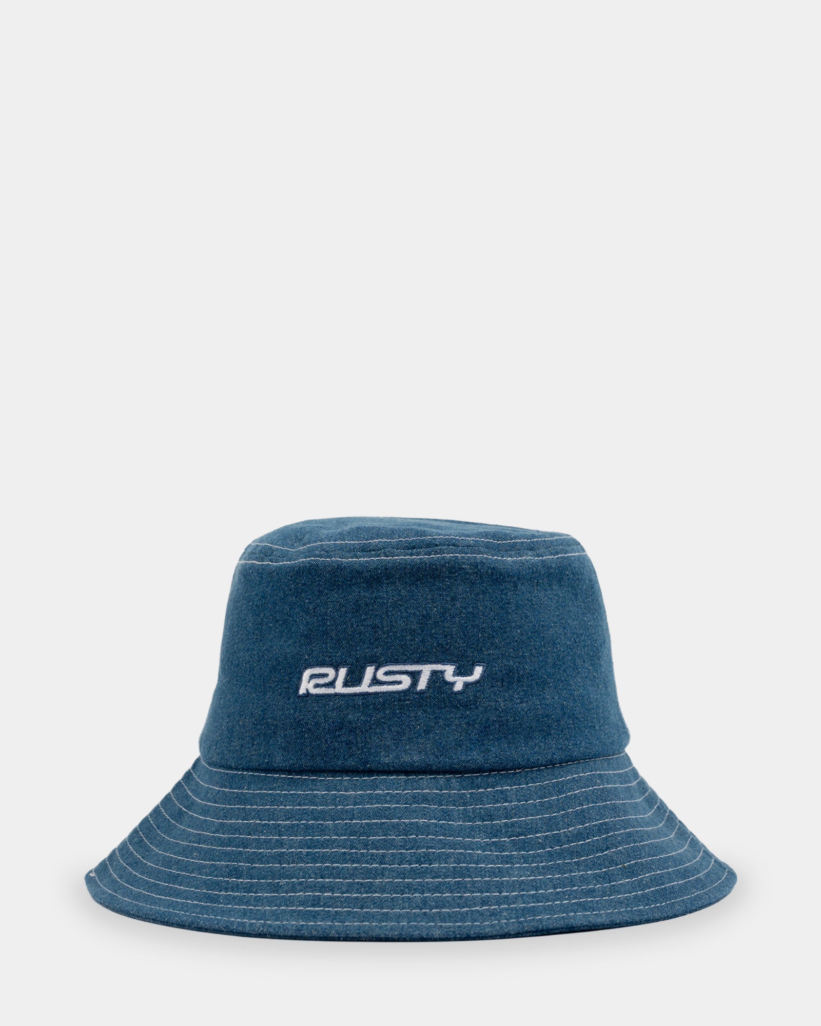 Womens Miss Me Denim Bucket Hat