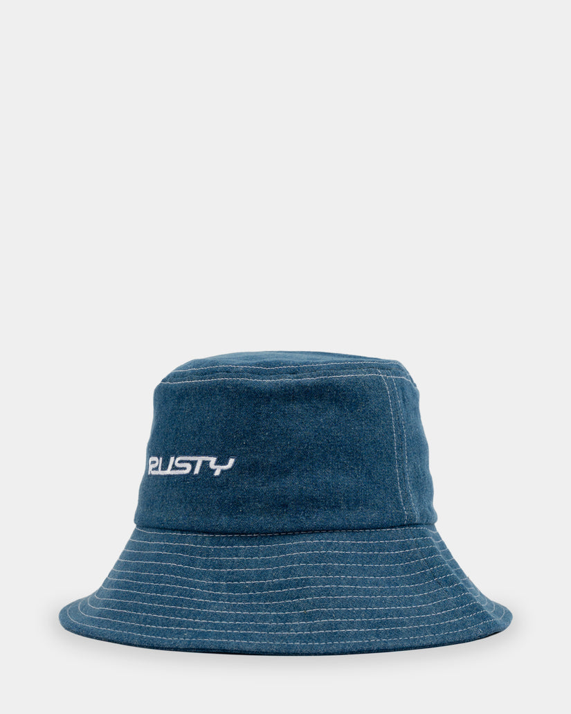 Womens Miss Me Denim Bucket Hat