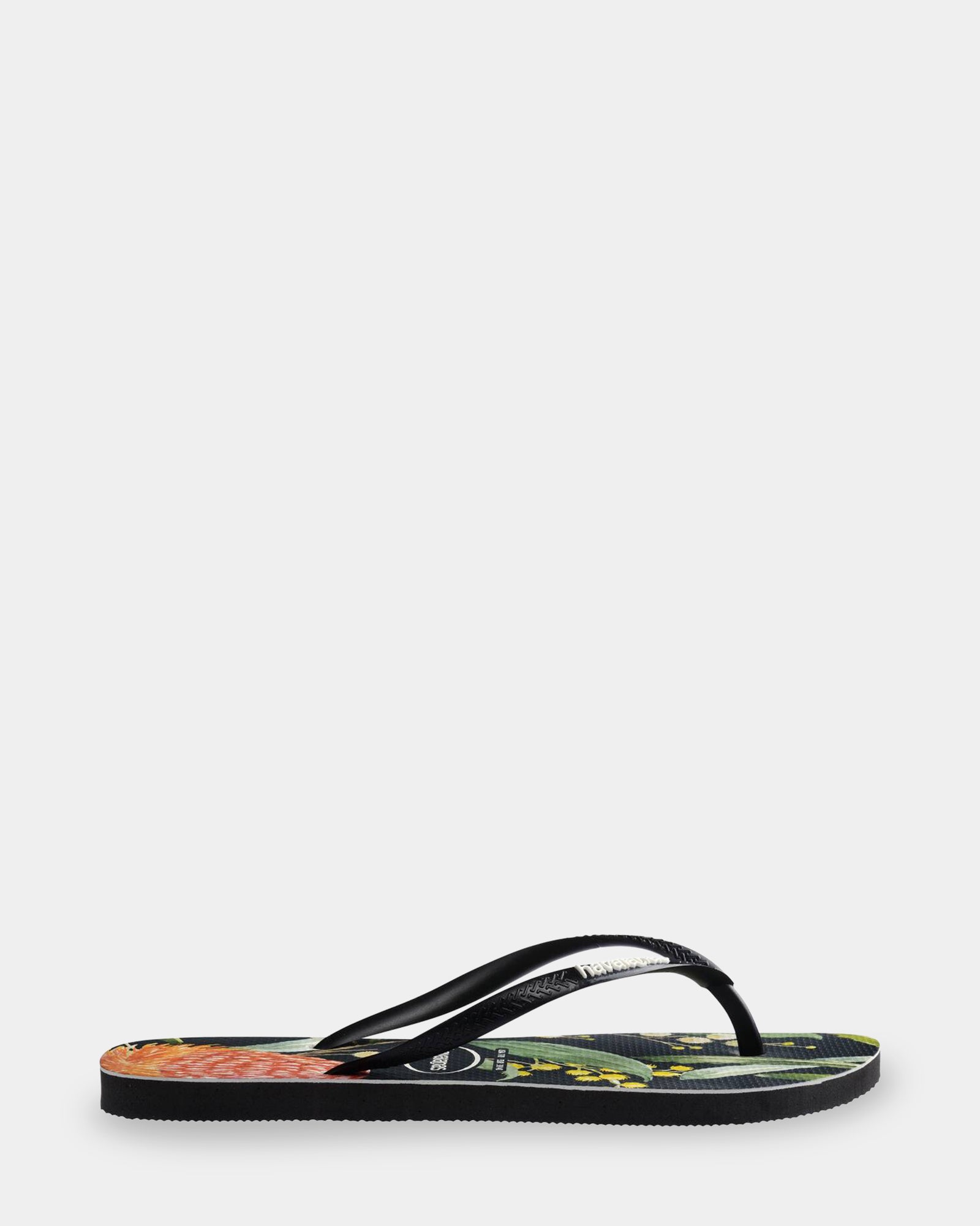 Womens Slim Bush Flower Thongs