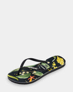 Womens Slim Bush Flower Thongs