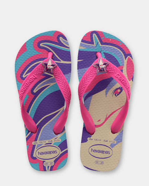 Buy KIDS 2 7 TOP FANTASY BEIGE MAGENTA by Havaianas Surf Dive n Ski