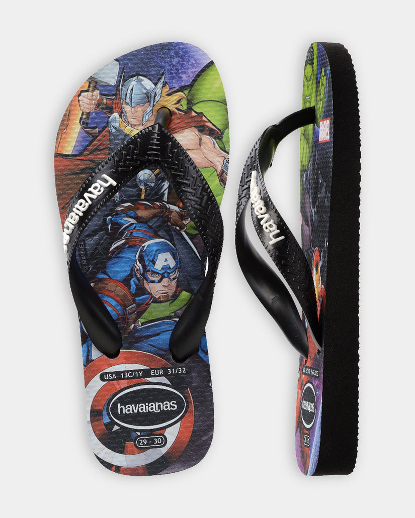 Boys 2-7 Top Marvel Heroes Thongs