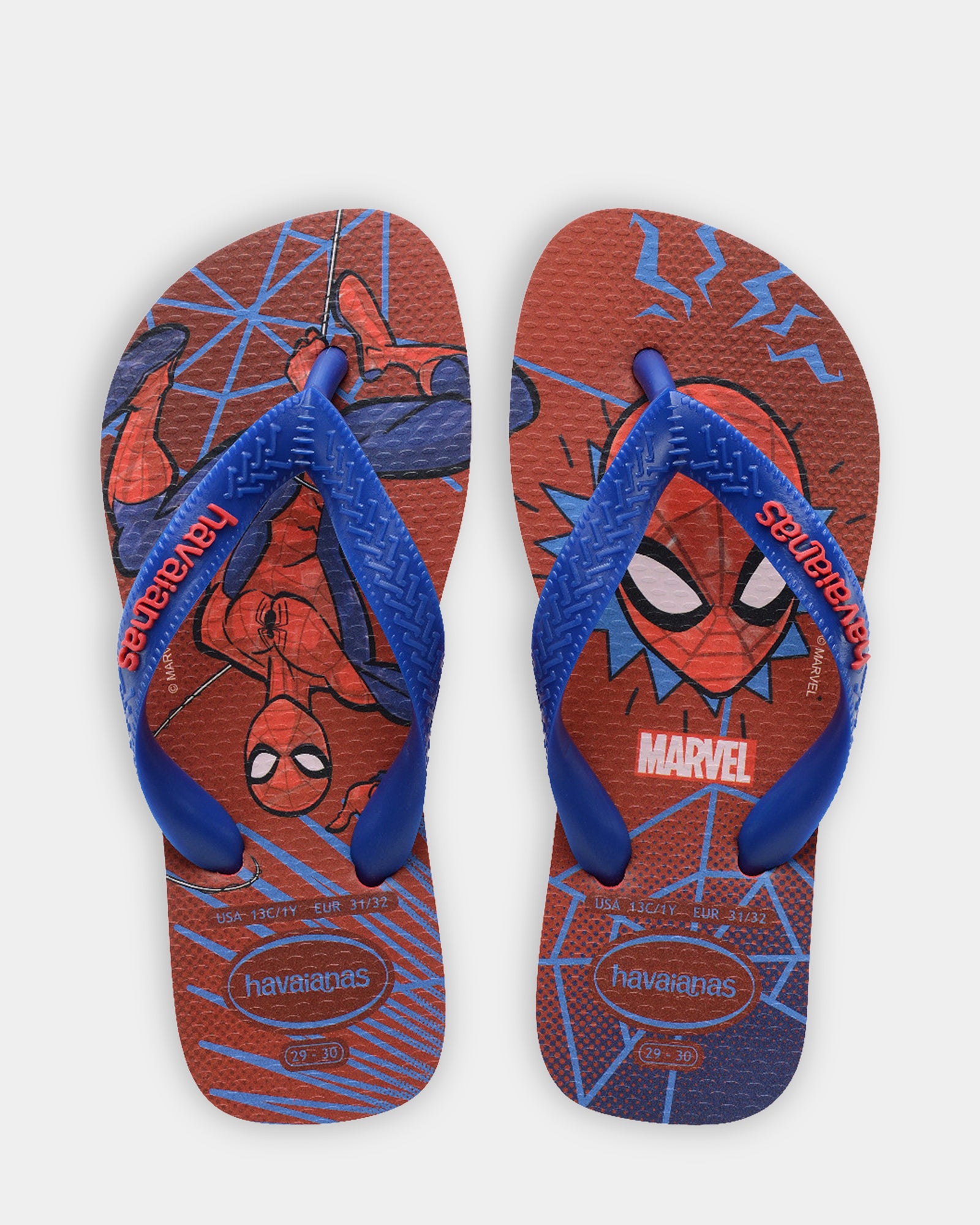 Boys 3-9 Top Marvel II Spiderman Thongs