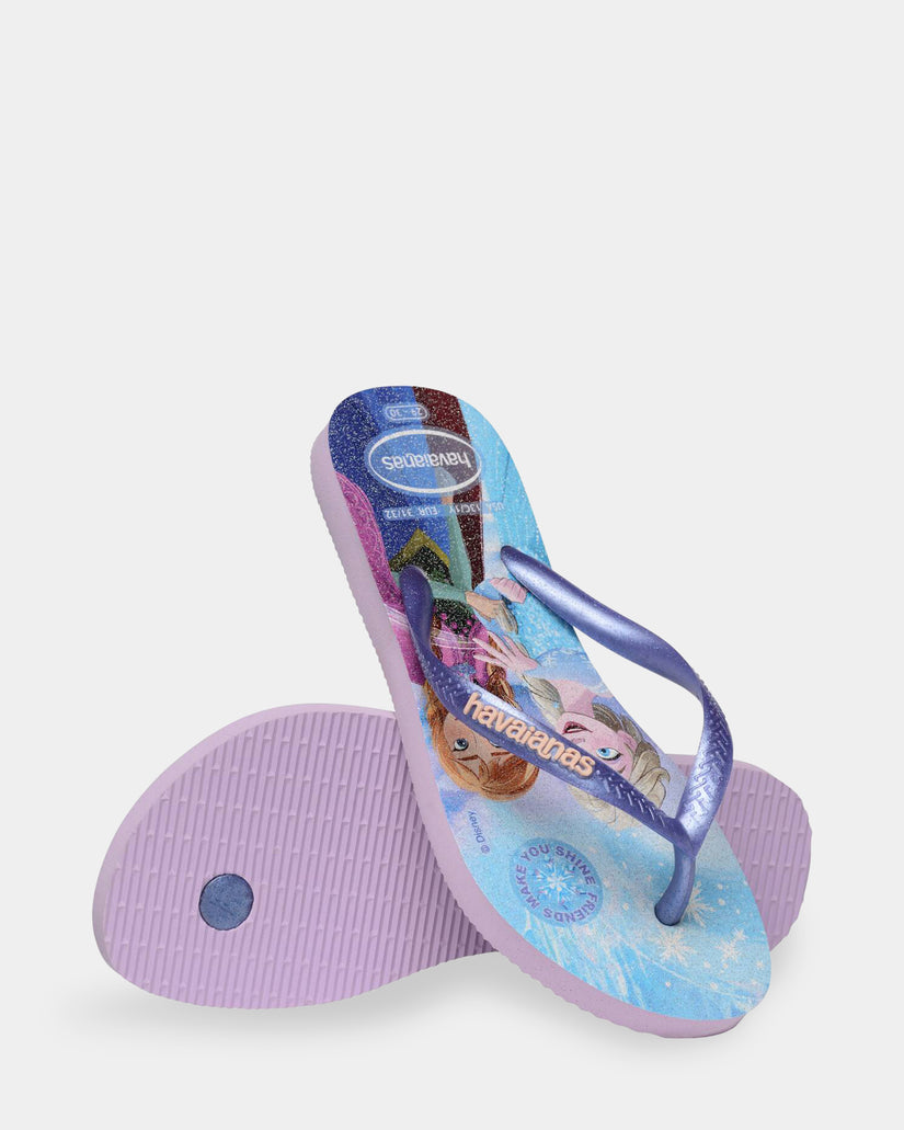 Girls 3-9 Slim Princess Frozen Thongs