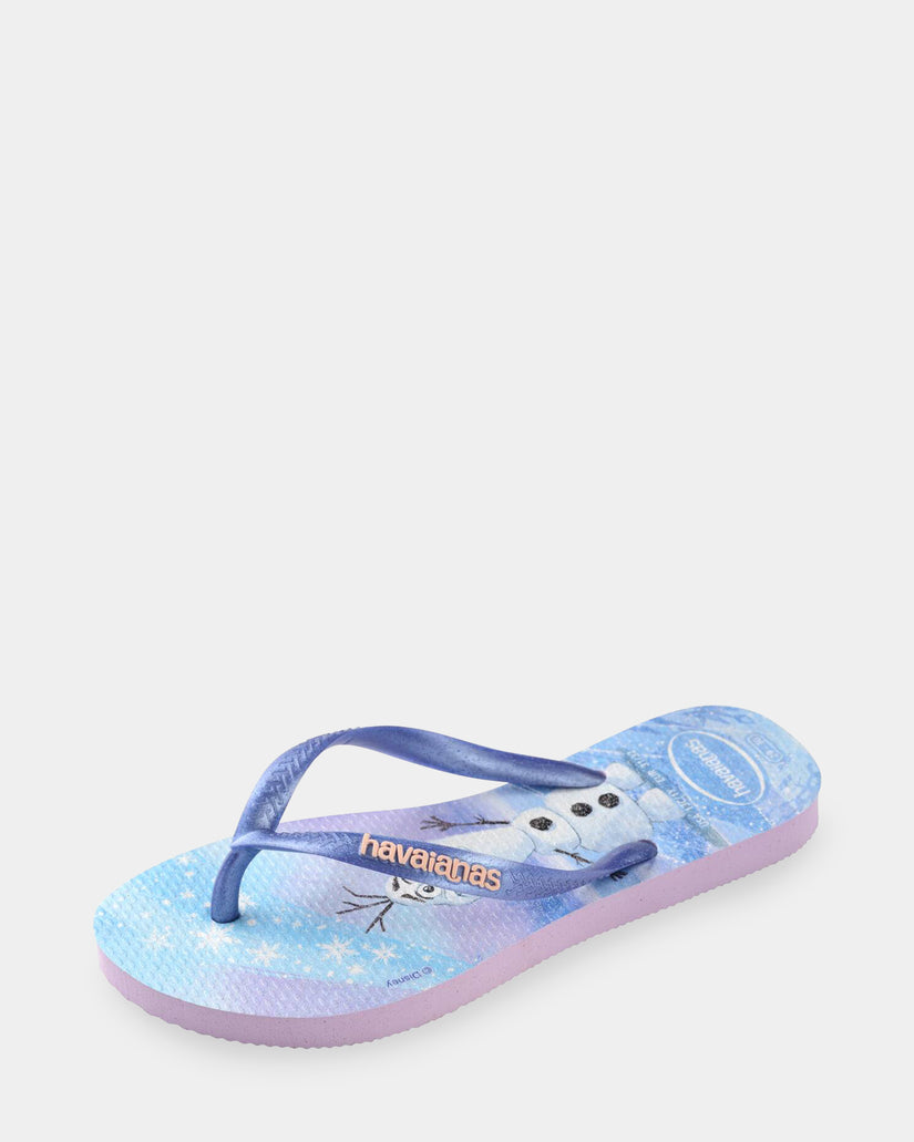 Girls 3-9 Slim Princess Frozen Thongs