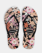 Girls 8-16 Slim Ditsy Bloom Thongs
