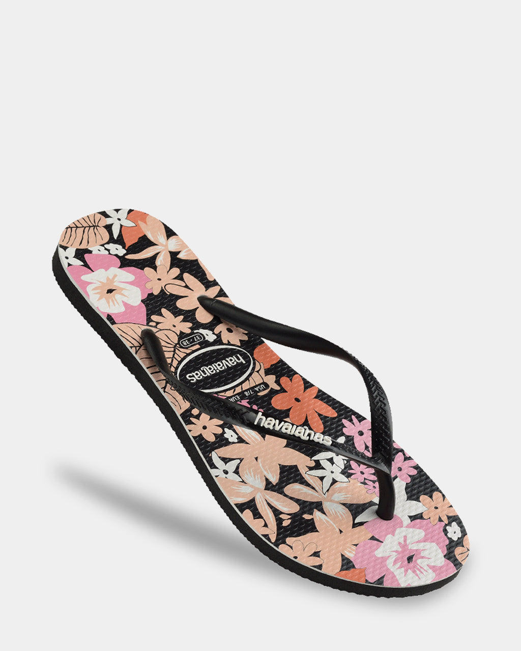 Girls 8-16 Slim Ditsy Bloom Thongs