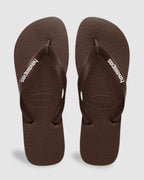 Mens Rubber Logo Thongs