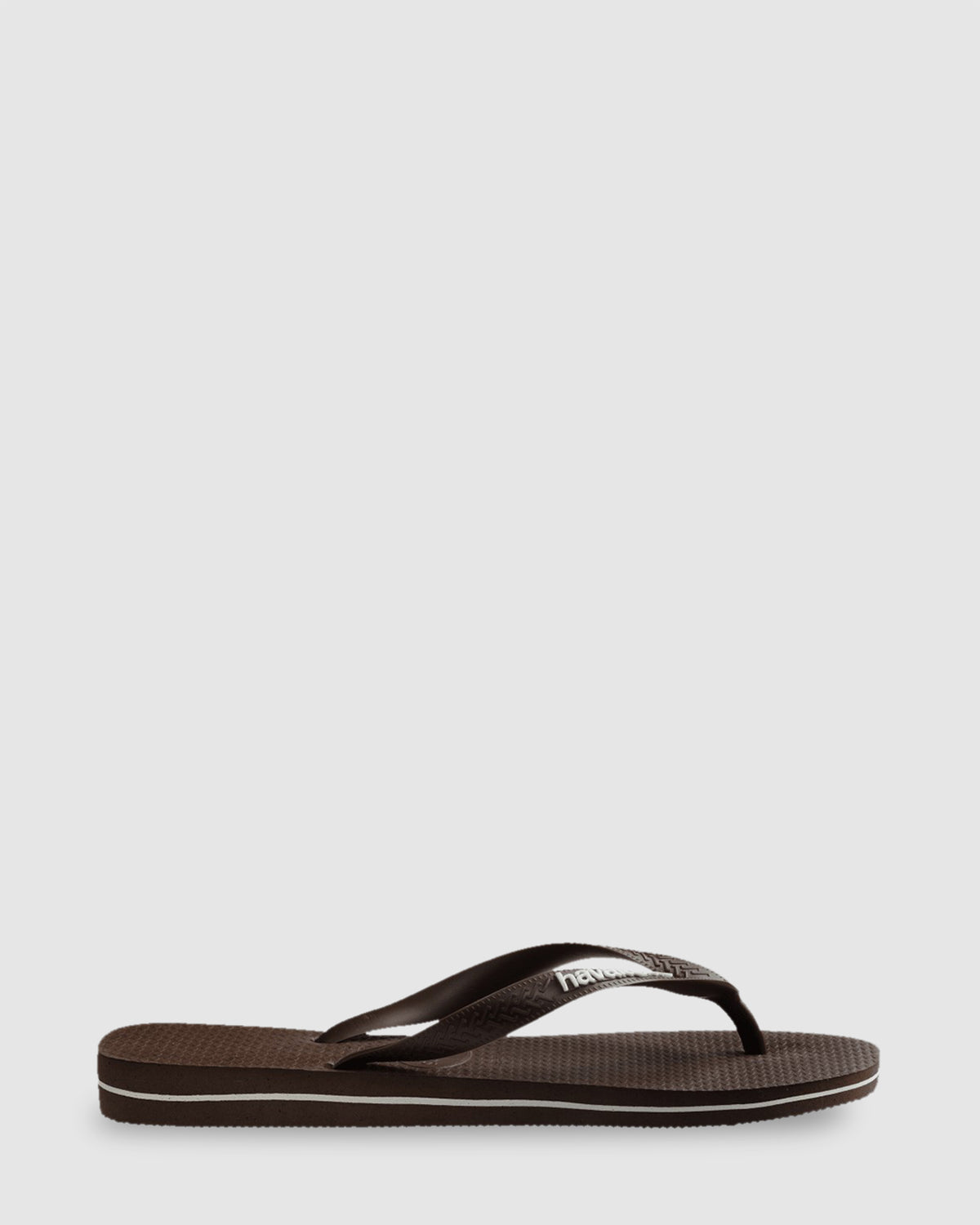 Mens Rubber Logo Thongs