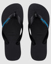 Mens Rubber Logo Thongs