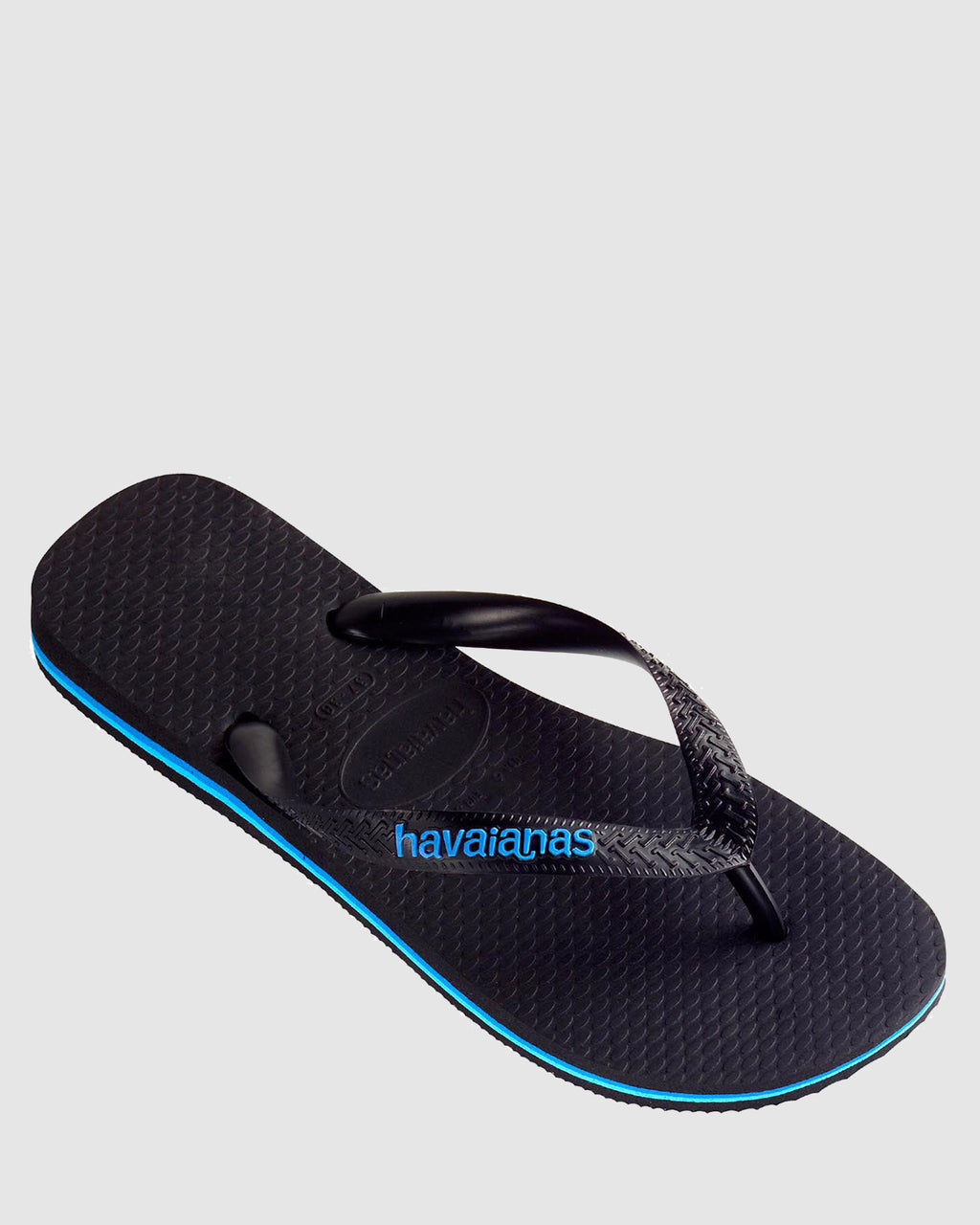 Mens Rubber Logo Thongs