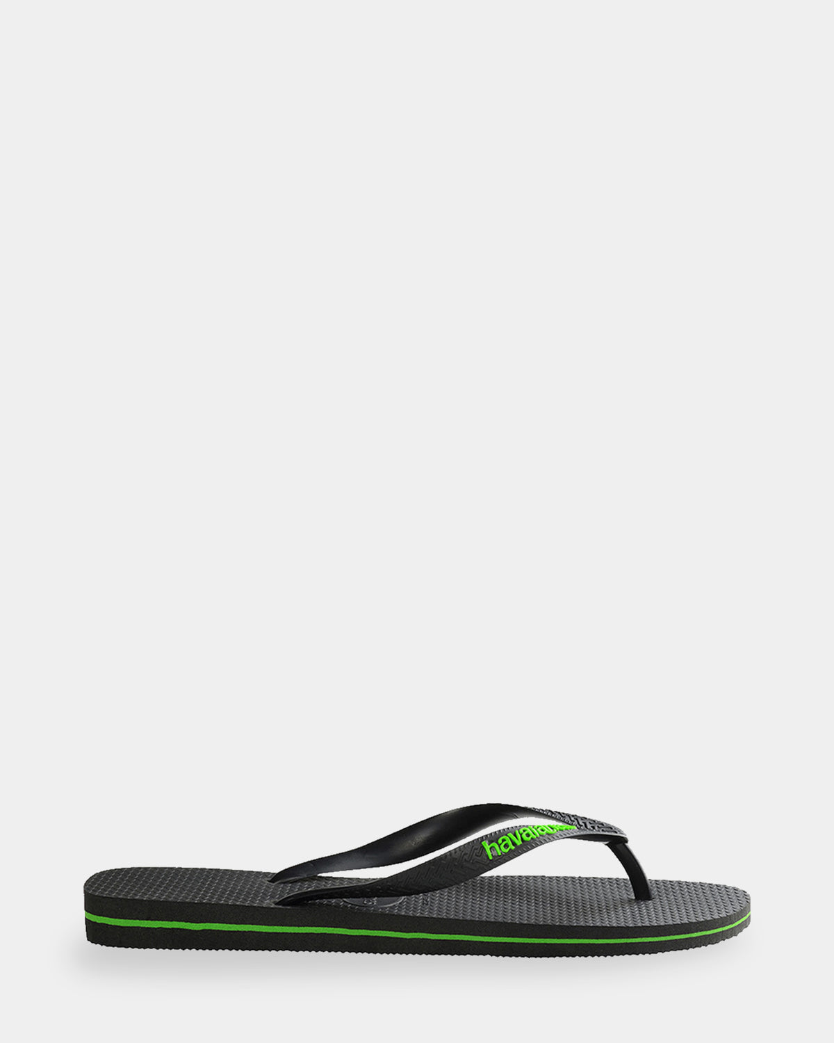 Mens Rubber Logo Thongs