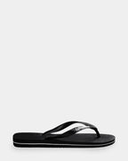 Mens Rubber Logo Thongs