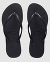 WOMENS SLIM BLACK THONGS