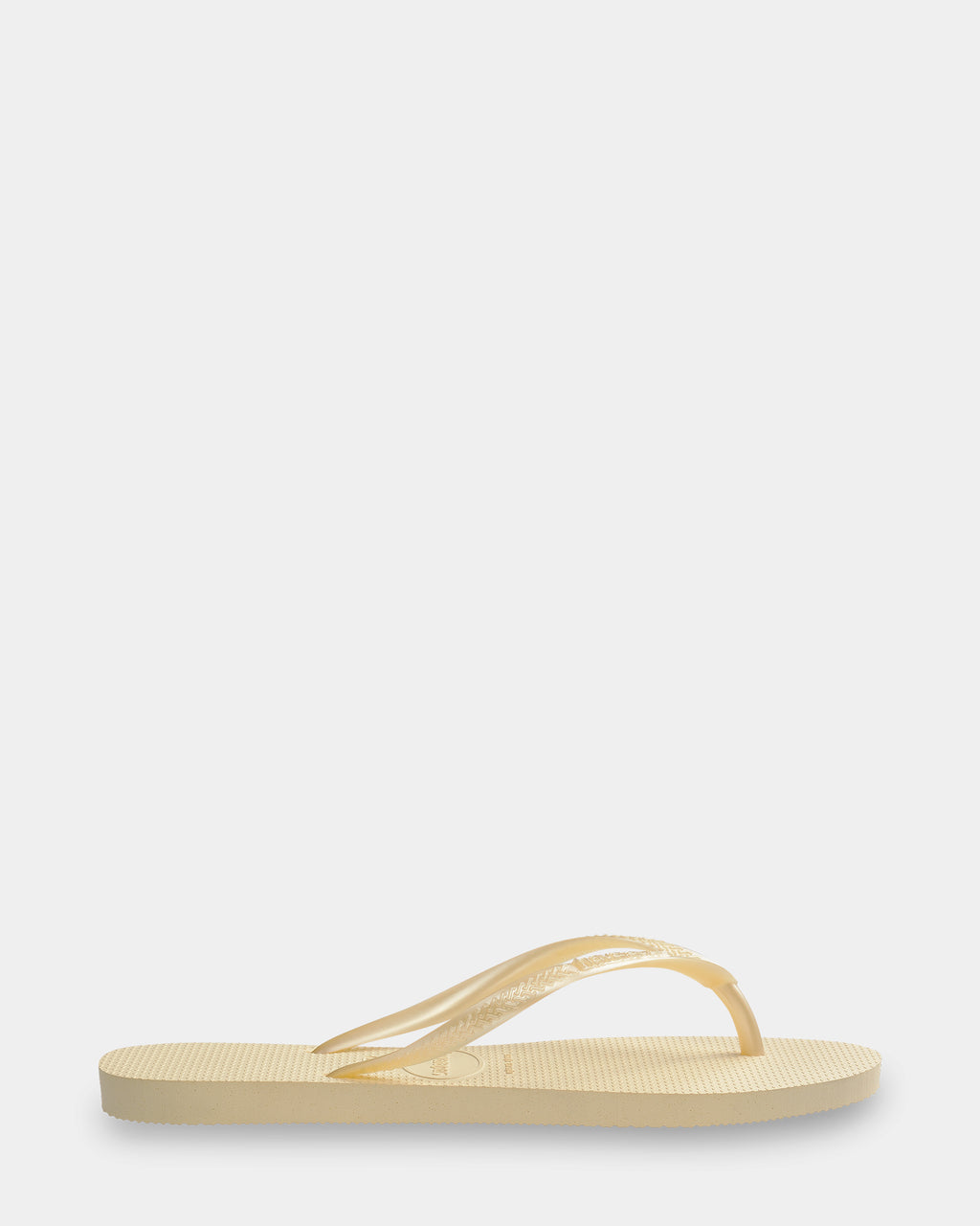 Womens Slim Basic Buttercream Thongs