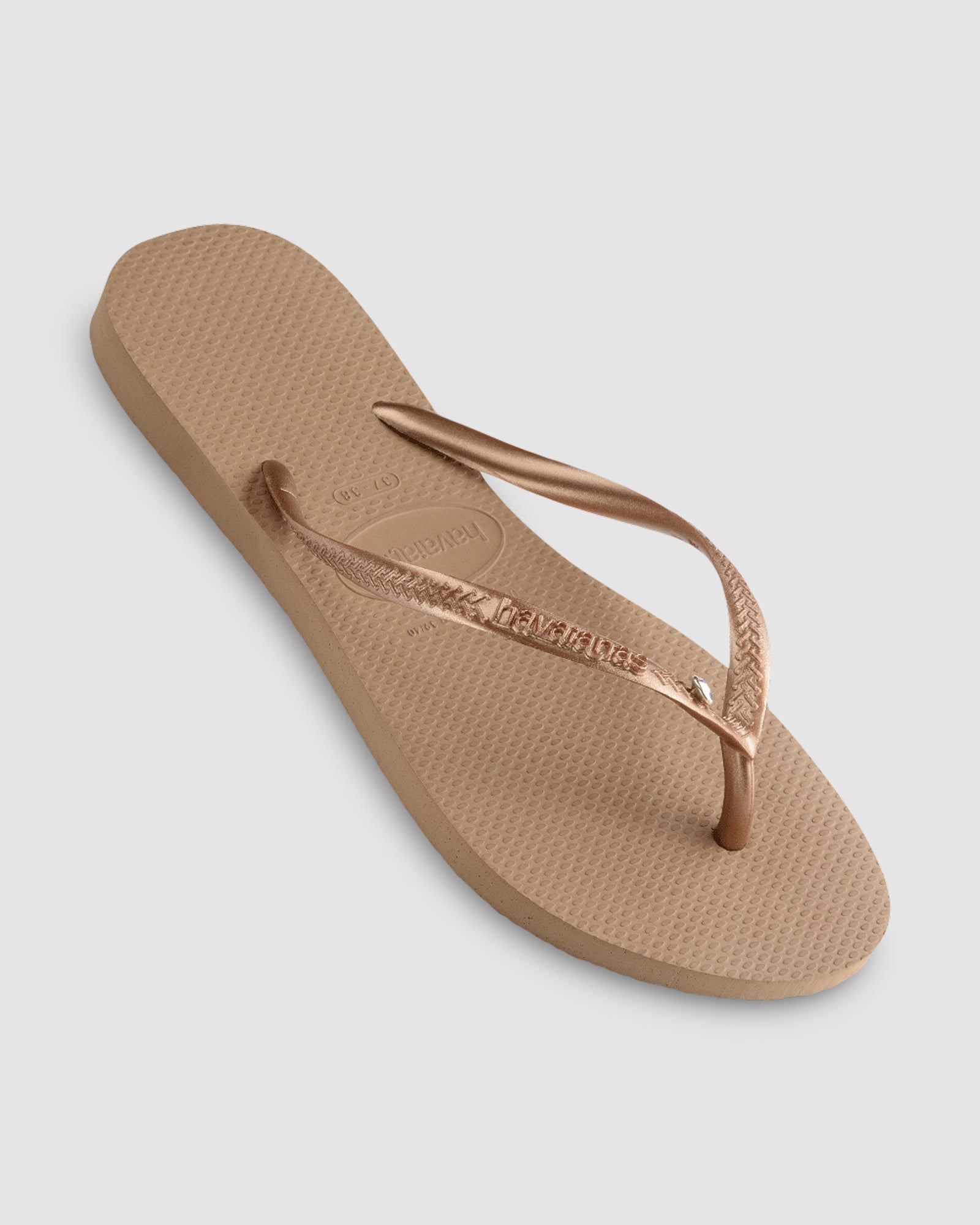 Havaianas rose gold crystal hotsell