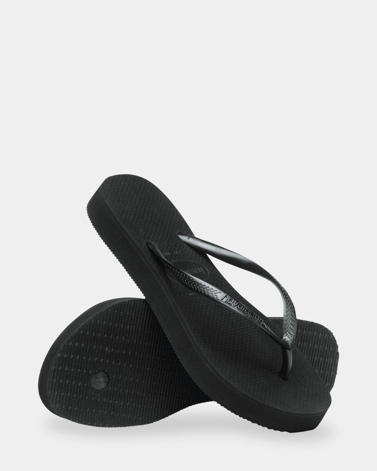 Womens Slim Platform Thongs