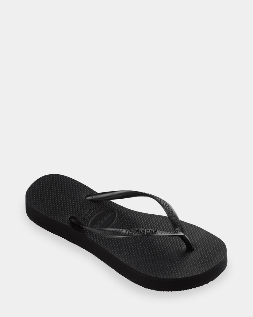 Girls 8-16 Slim Platform Thongs