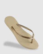 SLIM METAL LOGO GLITTER II THONGS