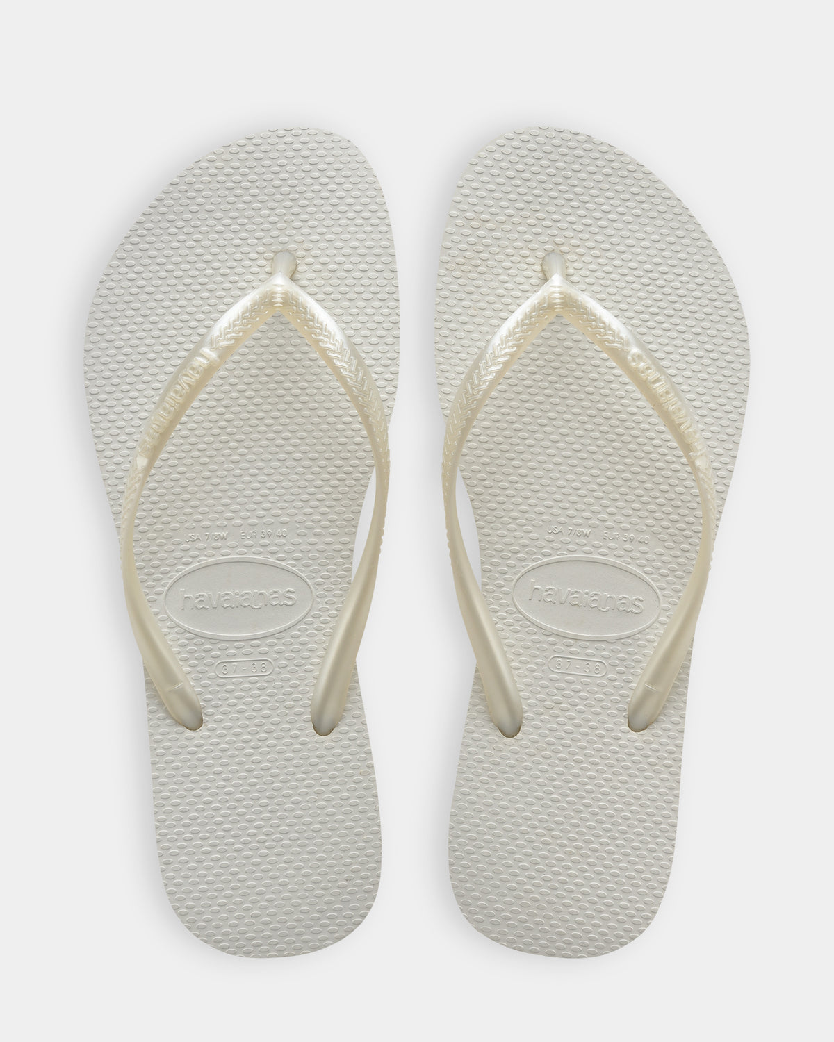 Womens Slim Metalic Thongs