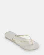 Womens Slim Metalic Thongs