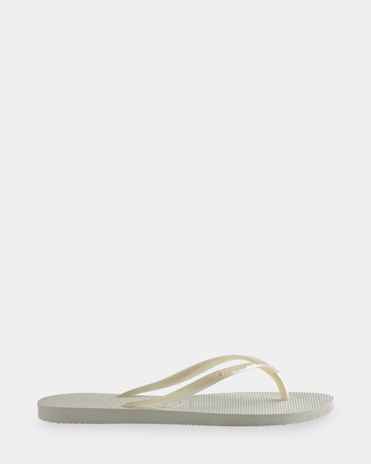 Womens Slim Metalic Thongs
