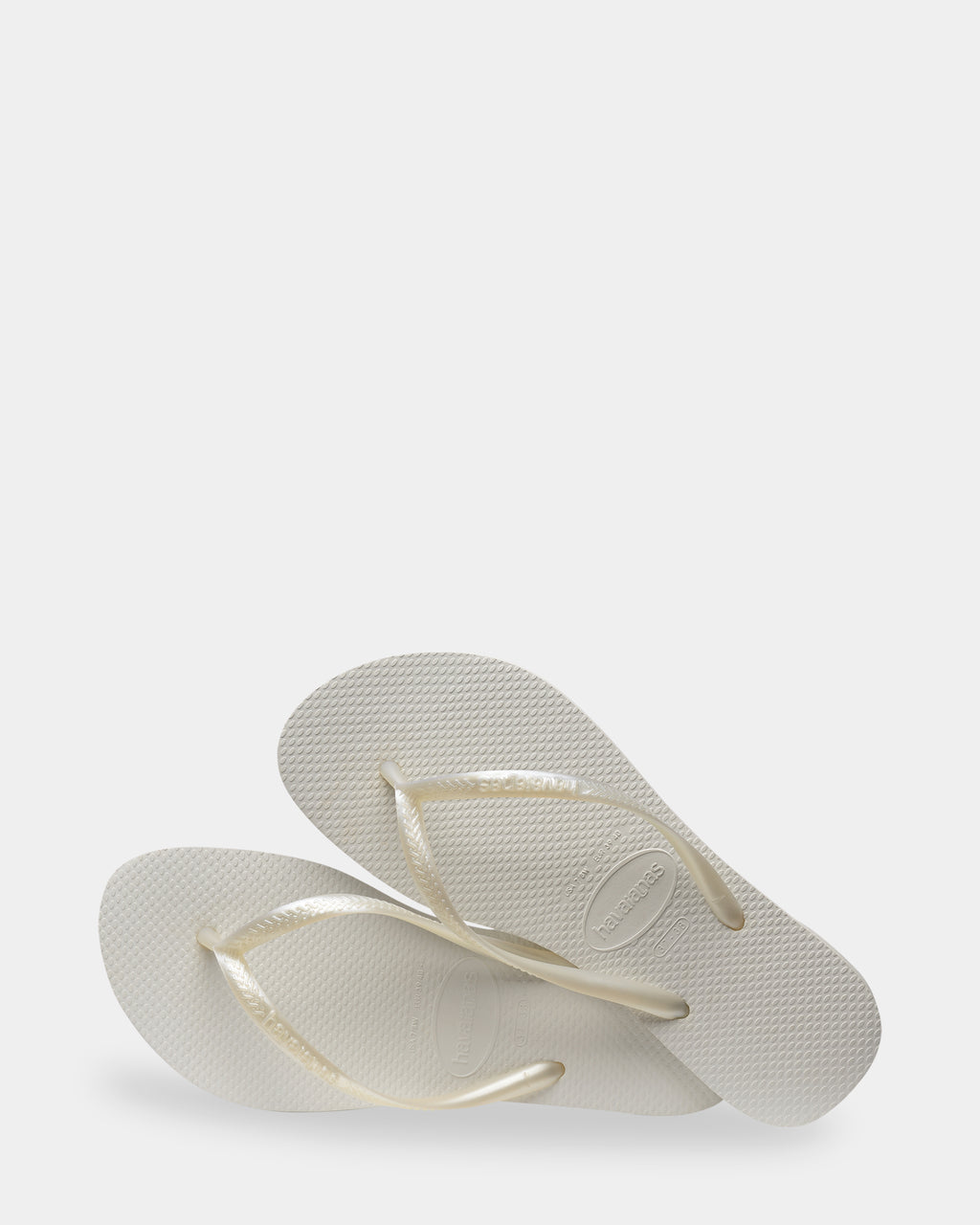 Womens Slim Metalic Thongs