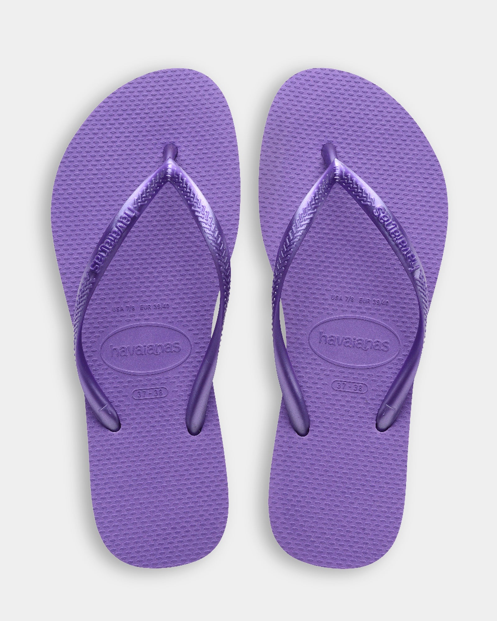 Womens Metallic Thongs