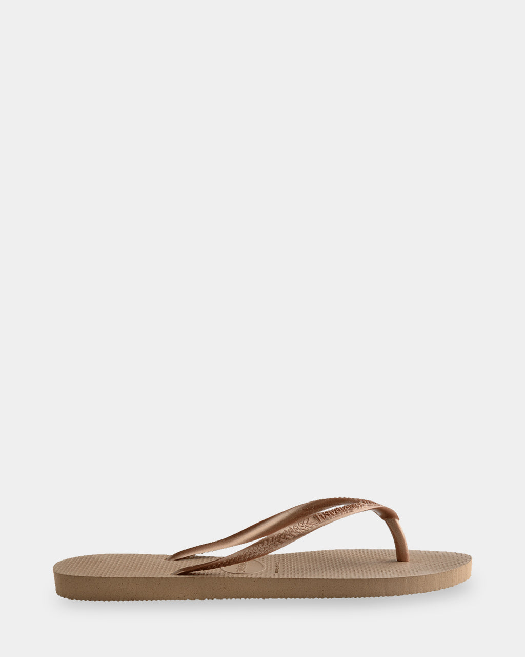 Womens Slim Metallic Thongs