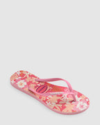 Womens Slim Dotsy Bloom Thongs