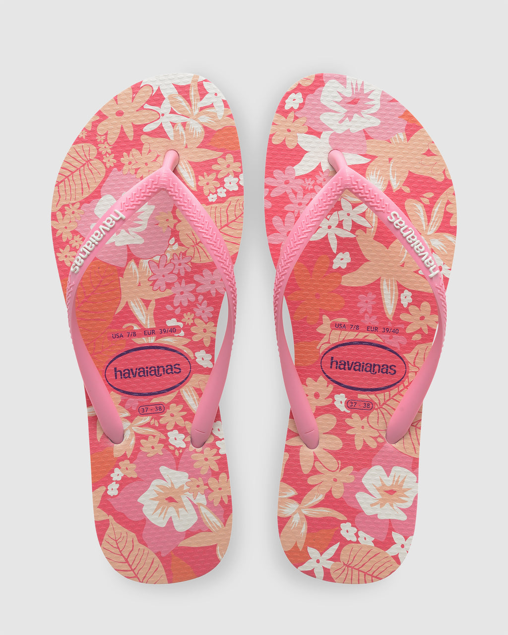 Womens Slim Dotsy Bloom Thongs