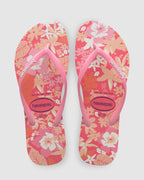 Womens Slim Dotsy Bloom Thongs