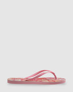 Womens Slim Dotsy Bloom Thongs