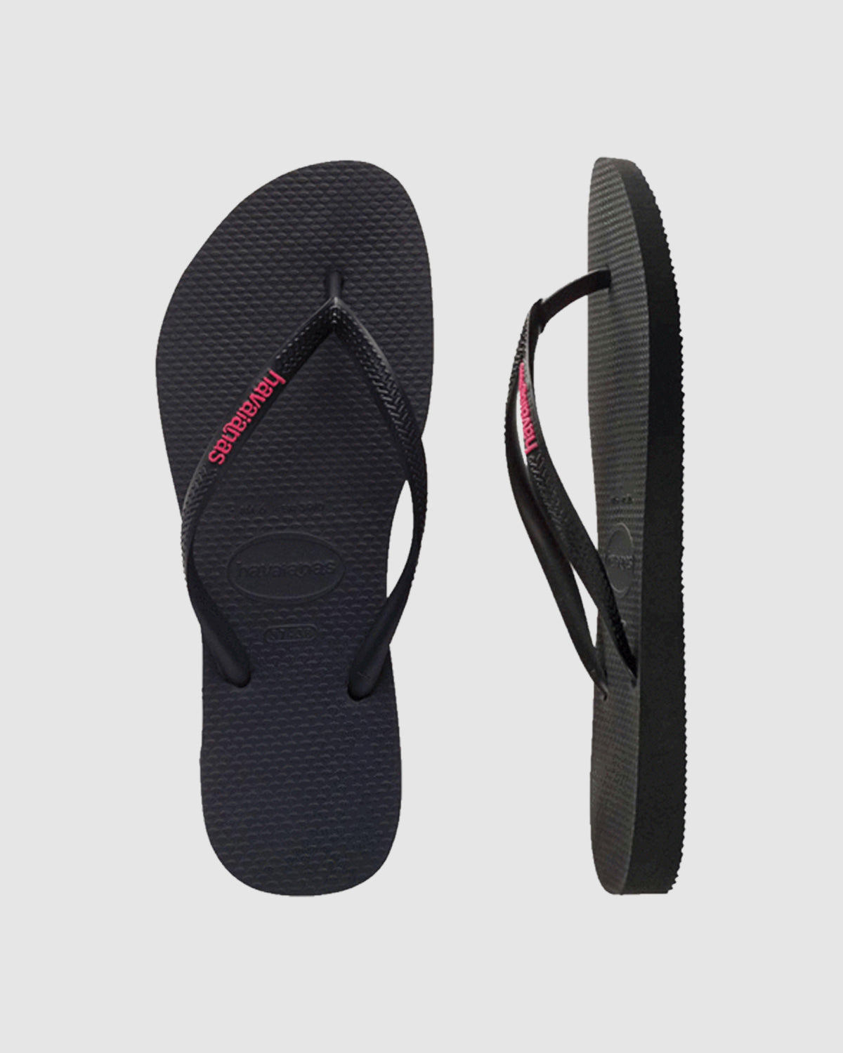 Womens Slim Rubber Thongs