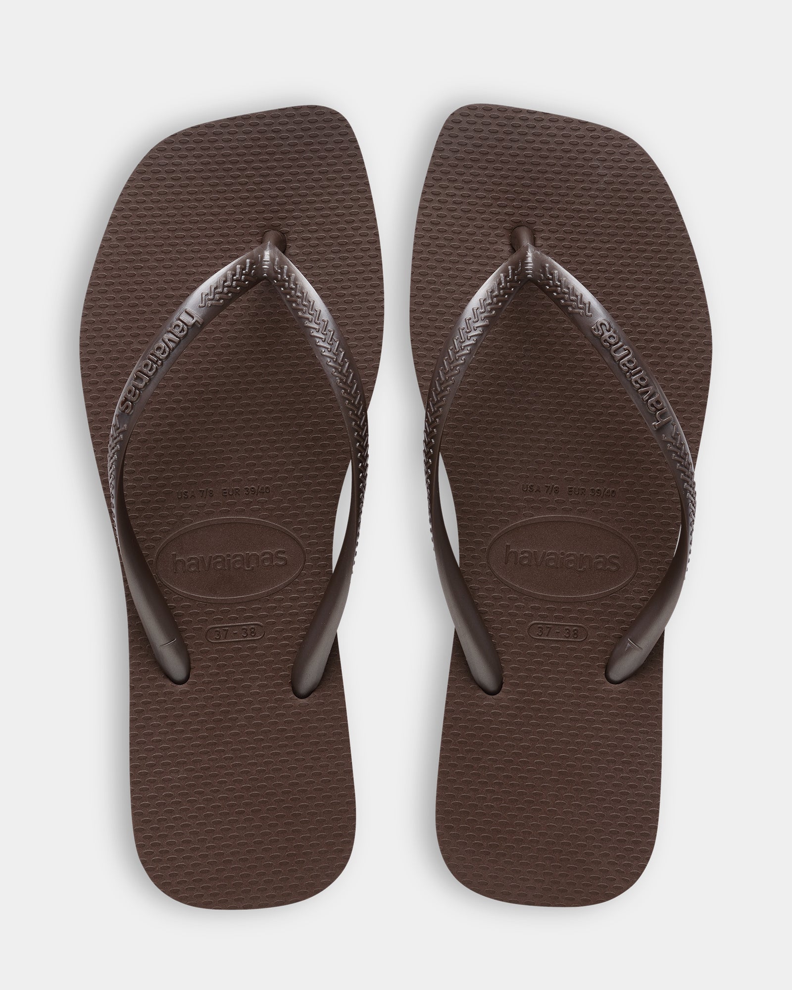 Womens Slim Square Thongs