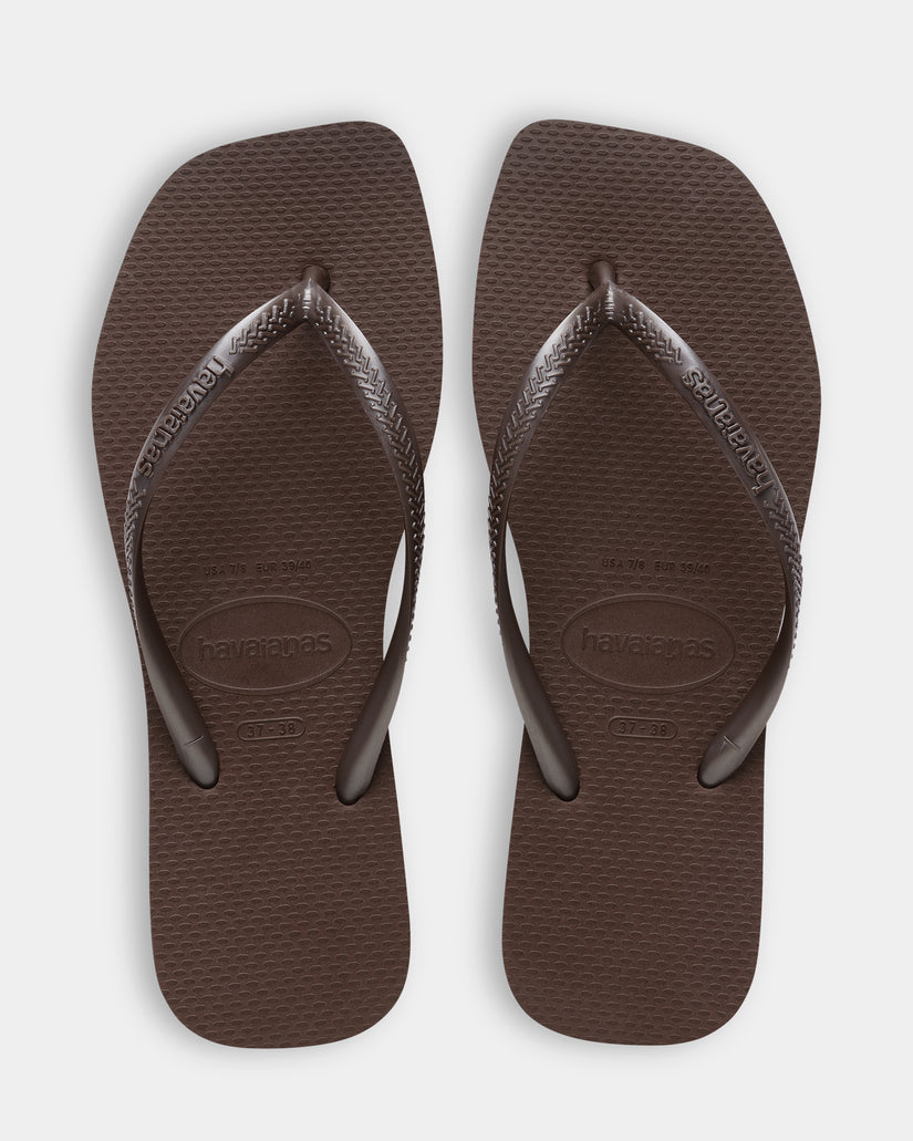 Womens Slim Square Thongs