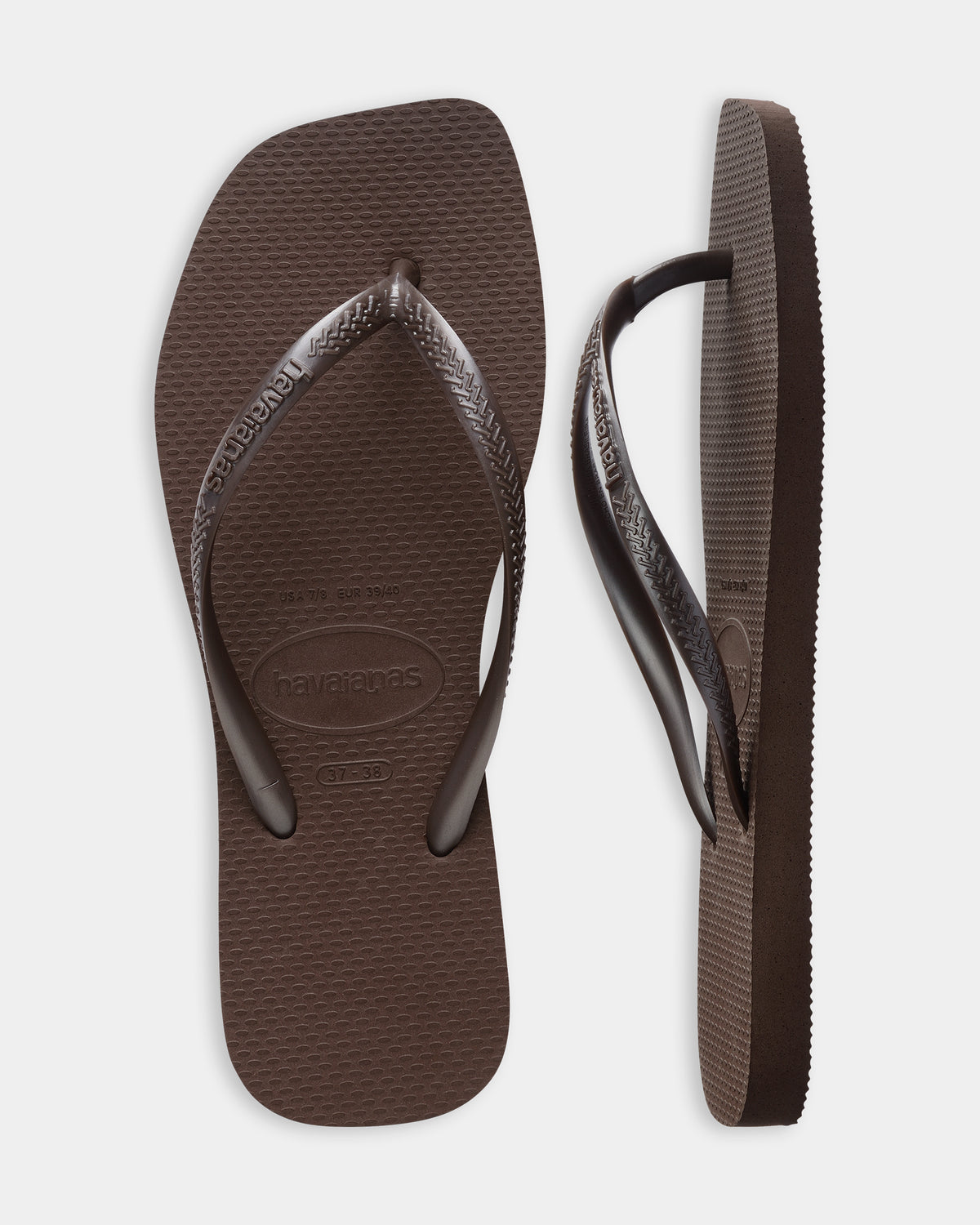 Womens Slim Square Thongs