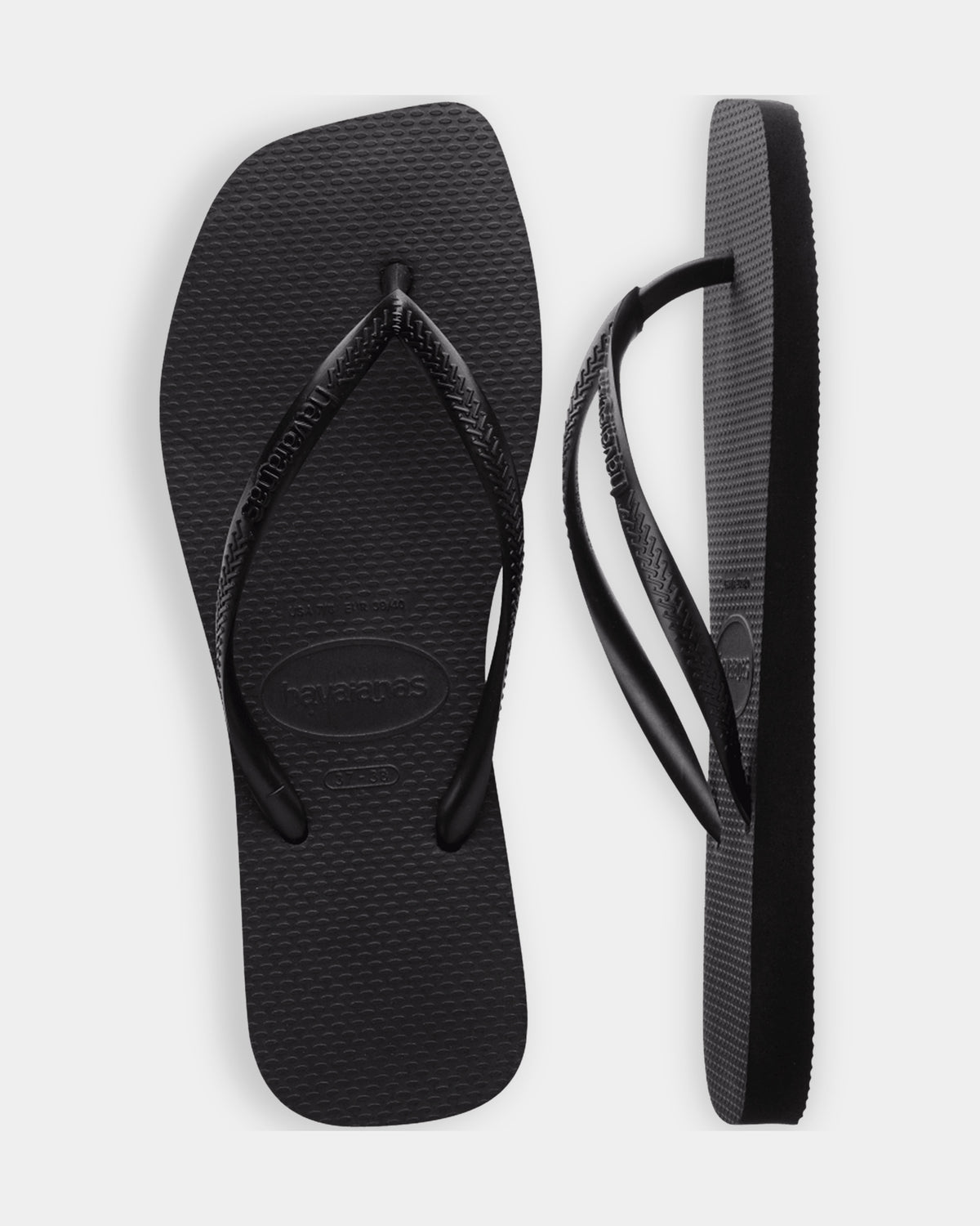 Womens Slim Squre Thongs